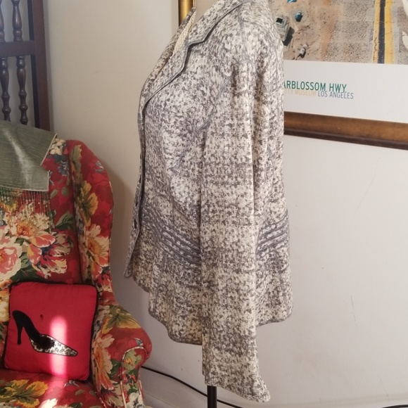 Zenobia marbled pattern grey Jacket. Size 16 - Picture 4 of 8